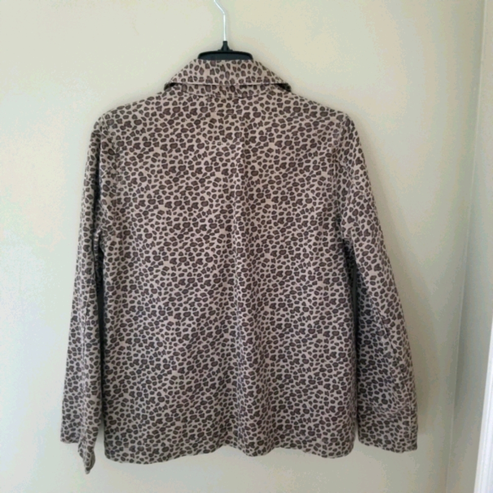 Levi's Leopard Print Button Up Jacket - image 2